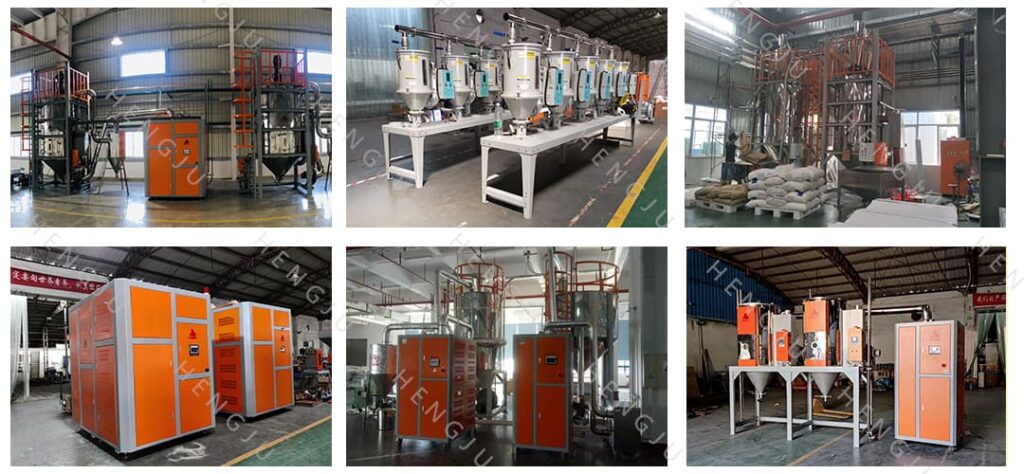 Hengju Saving Dehumidifying Drying System in Plastic granulation production