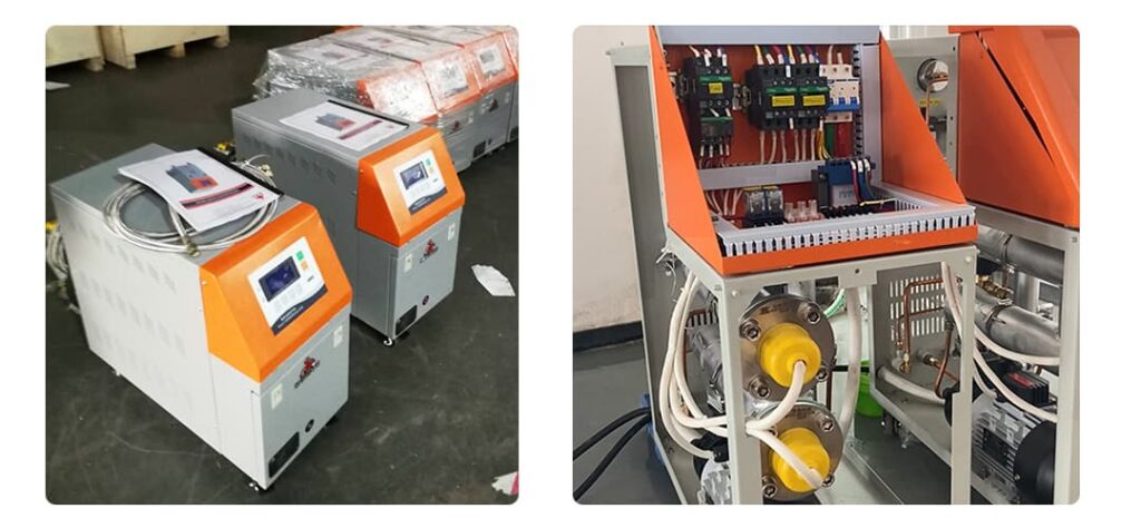 Assembly and installation of mold temperature machine