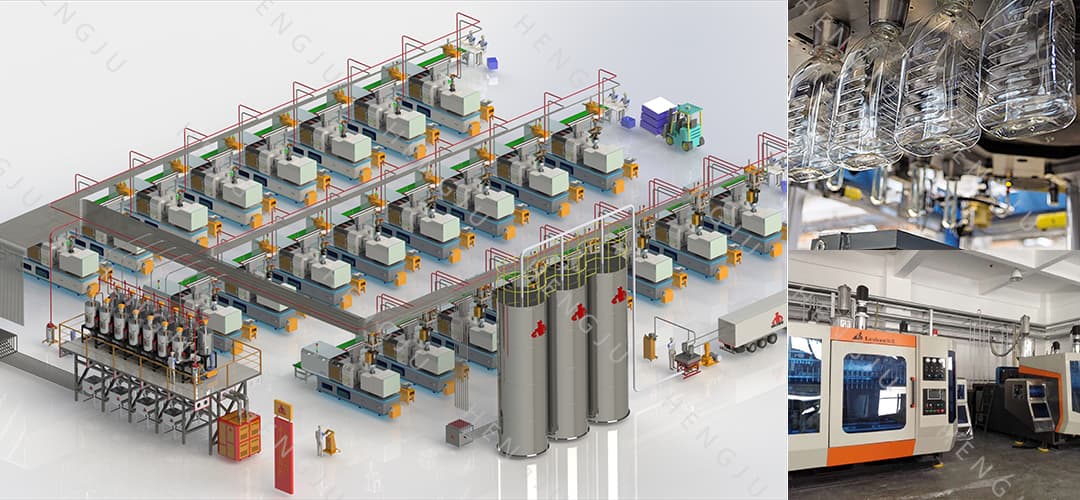 Automated Material Infeeding System How to choose a central feeding system for the blow molding industry?