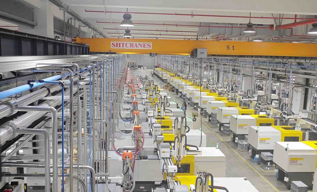 central feeding system for plastic industry